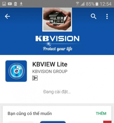 hướng dẫn cài đặt phần mềm kbvision trên di động