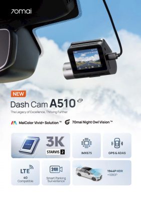 Camera hành trình Mỹ Tho – Giải pháp an toàn với 70mai A510